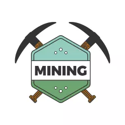 Crafting Tools for Professional Mining Operations Logo Template