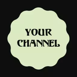 Creative Black and Light Green Design for YouTube Channel Logo Template