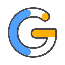Creative Blue and Yellow G Letter Design for Branding Logo Template