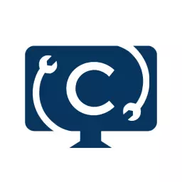 Creative Blue C Icon Symbolizing Digital Services Alphabet Logo Template