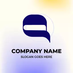 Creative Blue Q Letter Design with Modern Elements Logo Template