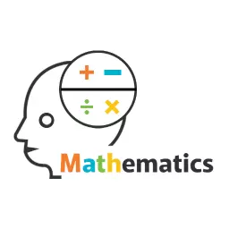 Creative Brain Design Featuring Math Symbols and Equations Logo Template
