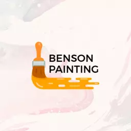 Creative Brush Strokes and Vibrant Colors in Painting Logo Template