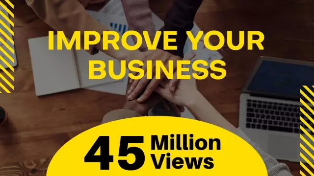 Creative Business Strategy Collaboration YouTube Thumbnail Template