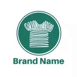 Creative Clothing Brand Logo Featuring Stylish Line Art Design Logo Template