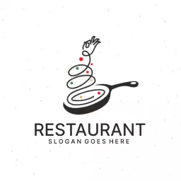 Creative Cooking and Culinary Art Representing Restaurant Logo Template