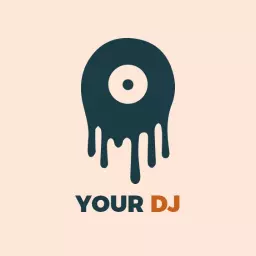 Creative Dripping Vinyl Record Design for Your DJ Logo Template