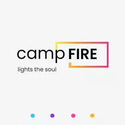 Creative Gradient Design Evoking Campfire Spirit Logo Template