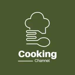 Creative Green Cooking Channel Logo Featuring Chef Hat Design Logo Template