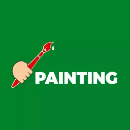 Creative Hand Holding a Brush Depicting Art of Painting Logo Template