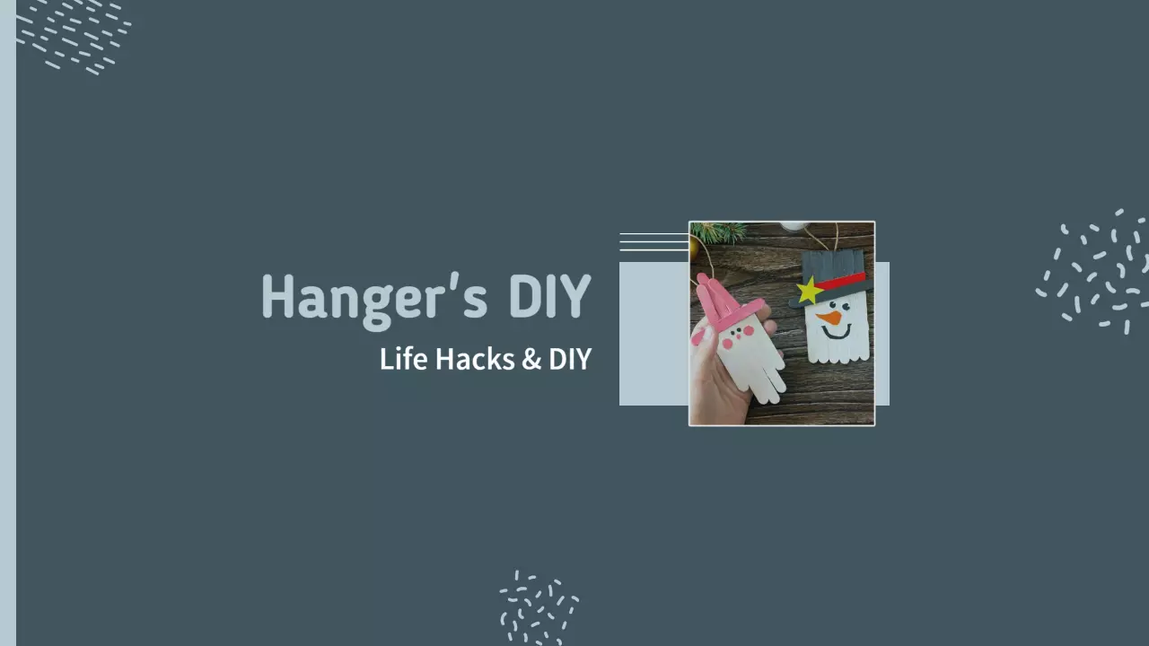 Creative Hanger's DIY Crafts for Innovative YouTube Banner Template