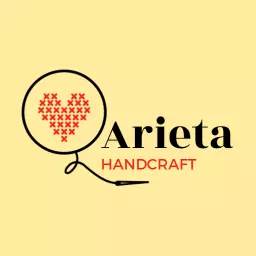 Creative Heart Design Showcasing Unique Handicraft Skills Logo Template