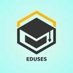 Creative Hexagonal Design Emphasizing Education and School Logo Template