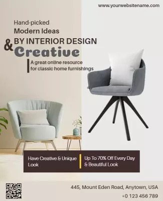Creative Interior Design Flyer Template