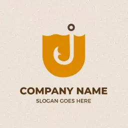 Creative J Letter Design with Stylish Company Branding Logo Template