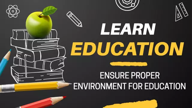 Creative Learning Environment Education YouTube Thumbnail Template