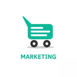 Creative Marketing Cart Design for Effective Advertising Logo Template