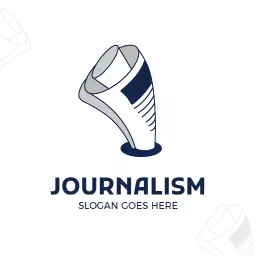 Creative Newspaper Design Showcasing Journalism Insights Logo Template