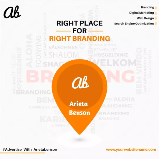 Creative Orange Branding Solutions for Business Promotion Ad Template