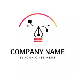 Creative Pen and Ink Design for Professional Editor Logo Template