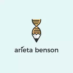 Creative Pencil and DNA Design Representing Artistic Innovation Logo Template