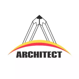 Creative Pencil Design Highlighting Architectural Innovation Logo Template