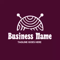 Creative Purple and White Workshop Logo for Craft Lovers Logo Template