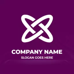 Creative Purple X Letter Design for Innovative Branding Logo Template