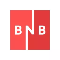 Creative Red and Coral Square Design Showcasing Branding Logo Template