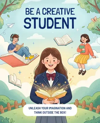 Creative Student Inspiration Poster Template