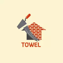 Creative Trowel and Brick Design for Construction Business Logo Template