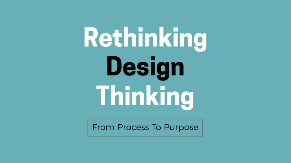 Cool Modern Design Thinking Insights Presentation Template