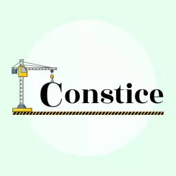 Creative Typography Design Featuring Construction Elements Logo Template