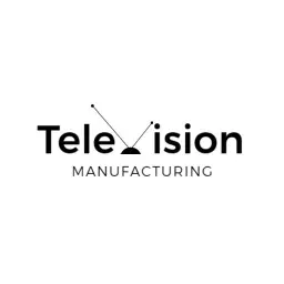 Creative Typography for Television Manufacturing Company Logo Template