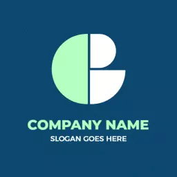 Creative Use of Soft Green G Letter Design for Brand Identity Logo Template