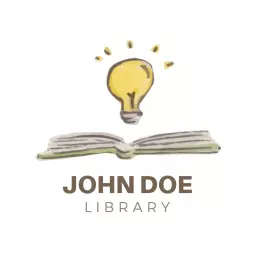 Creative Watercolor Open Book and Light Bulb Library Logo Template