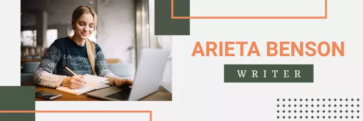 Creative Writer Showcasing Talent with Elegant Pastel Twitter Banner Template