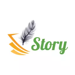Creative Writing Journey with a Quill and Wave Design Logo Template