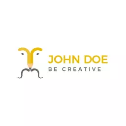 Creative Yellow Pencil Design Celebrating Artistic Expression Logo Template