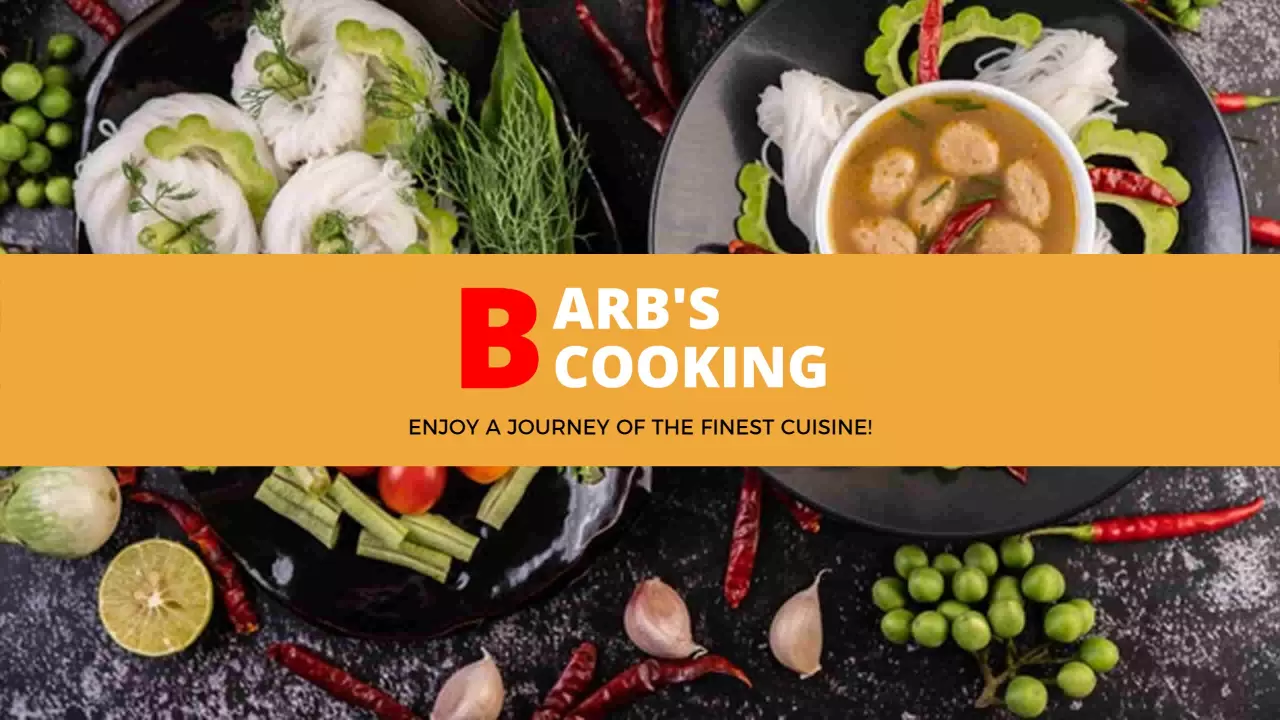 Culinary Journey with Fresh Ingredients and Vibrant Colors YouTube Banner Template