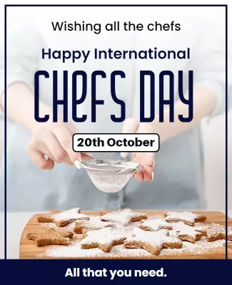 Culinary Theme International Chefs Day Celebration Poster Template