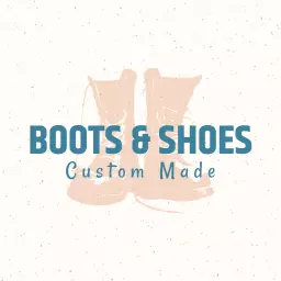 Custom Made Boots and Shoes for Stylish Footwear Logo Template