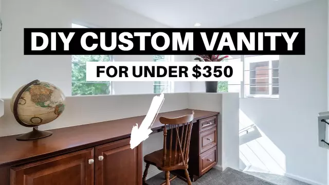 Custom Vanity Build Under Budget DIY YouTube Thumbnail Template