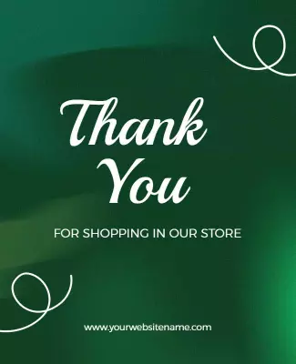 Customer Appreciation Store Thank You Flyer Template