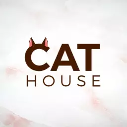 Cute Cat Ears Design Representing Cozy House Pets Logo Template