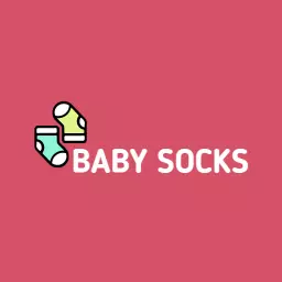 Cute Colorful Baby Socks Offering Cozy Comfort Logo Template