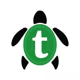 Cute Turtle Design Featuring Alphabet Letter T Logo Template