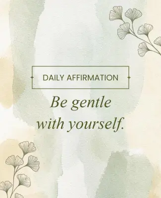 Daily Affirmation Inspirational Quote Poster Template