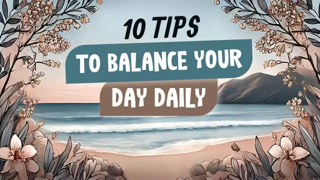 Daily Balance Tips Lifestyle Trending YouTube Thumbnail Template