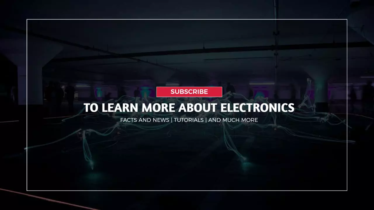 Dark Background with Neon Elements for YouTube Channel Banner Template